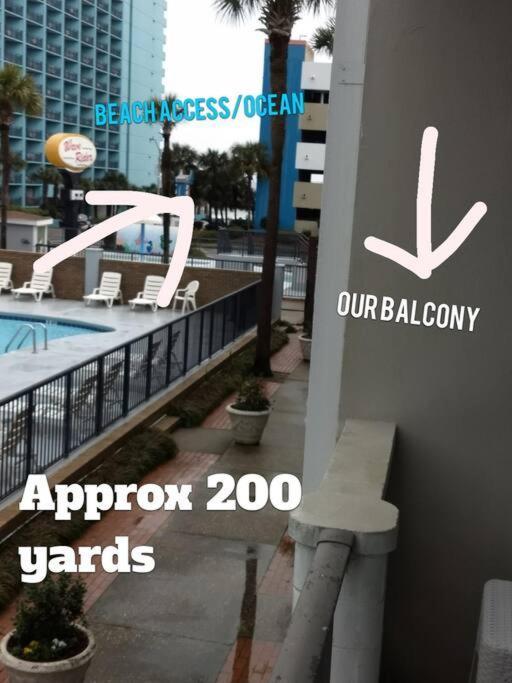 Pool Front & Across From Beach Myrtle Beach Exterior foto